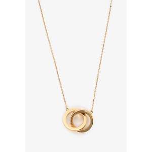 Tiffany & Co. 18K Yellow Gold Interlocking Circles Pendant Necklace